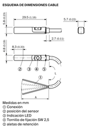 SICK Sensor magnético para cilindros - RZT7-03ZUS-KU0