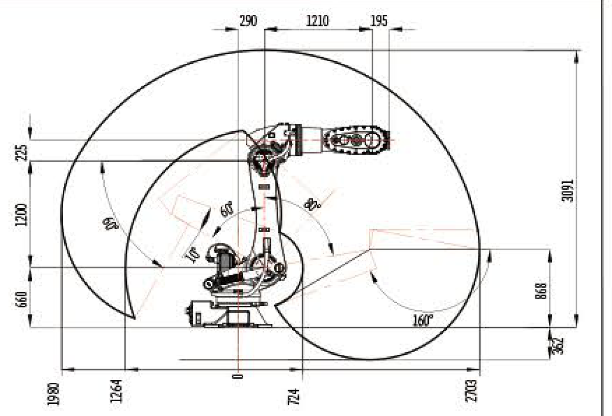 SIASUN Robot industrial - SR270A-270/2.70