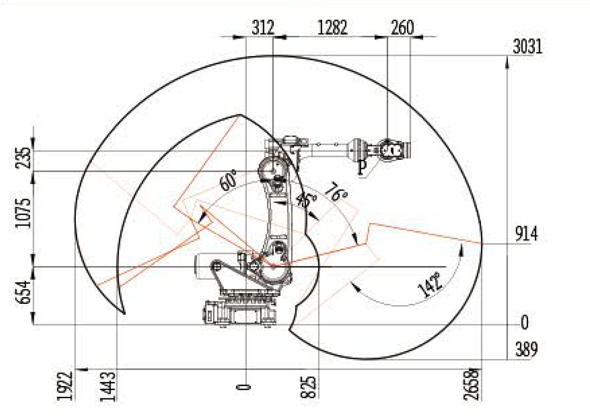 SIASUN Robot industrial - SR210A-210/2.65