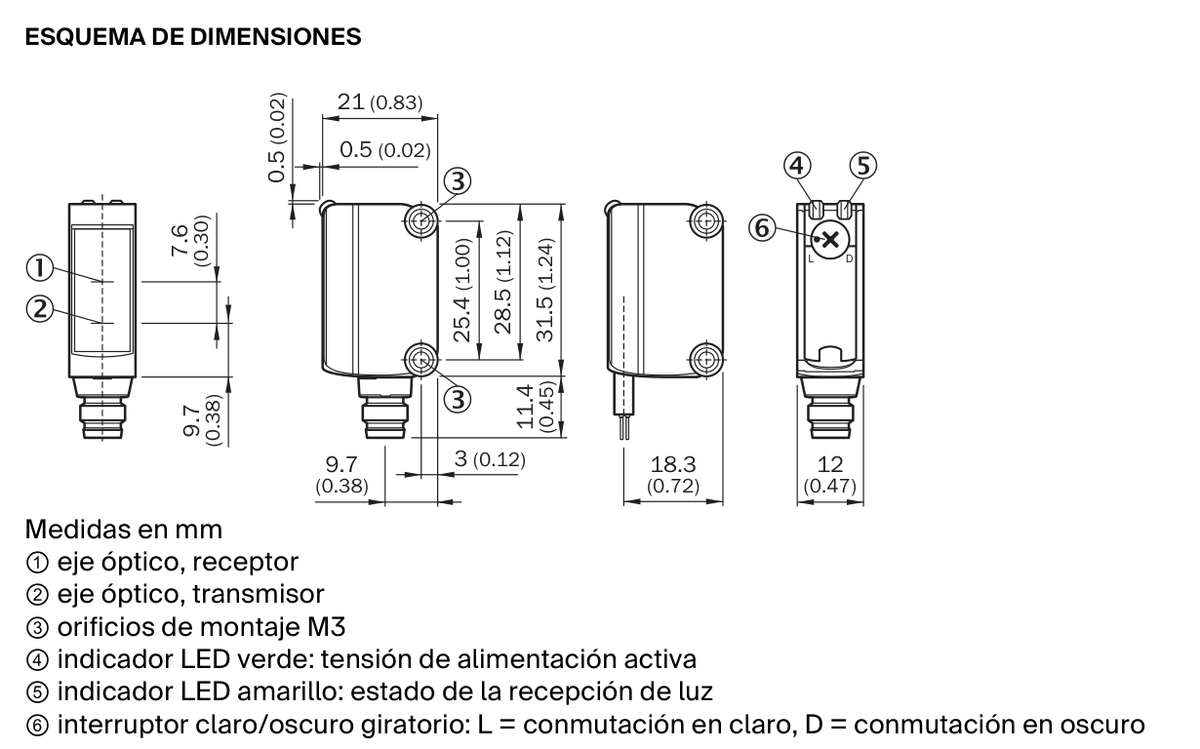 [Klever Portal:5210:498c2b99de73] SICK Sensor fotoeléctrico - GTB6-P4211
