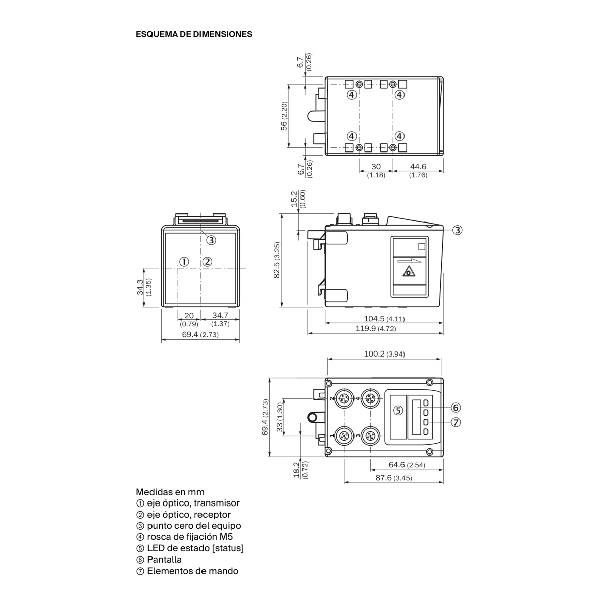 [Klever Portal:5260:f79e95044ac1] SICK Sensor láser de distancia - DL100-22AA2102