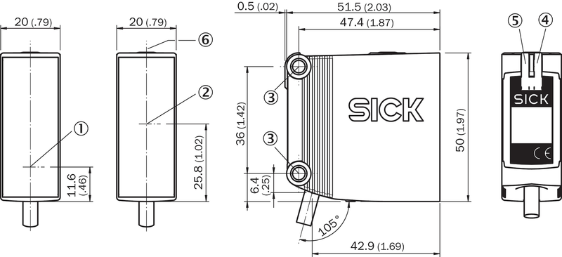 [Klever Portal:5310:45dfbc262b92] SICK Barrera fotoeléctrica emisor-receptor - GSE10-R3812