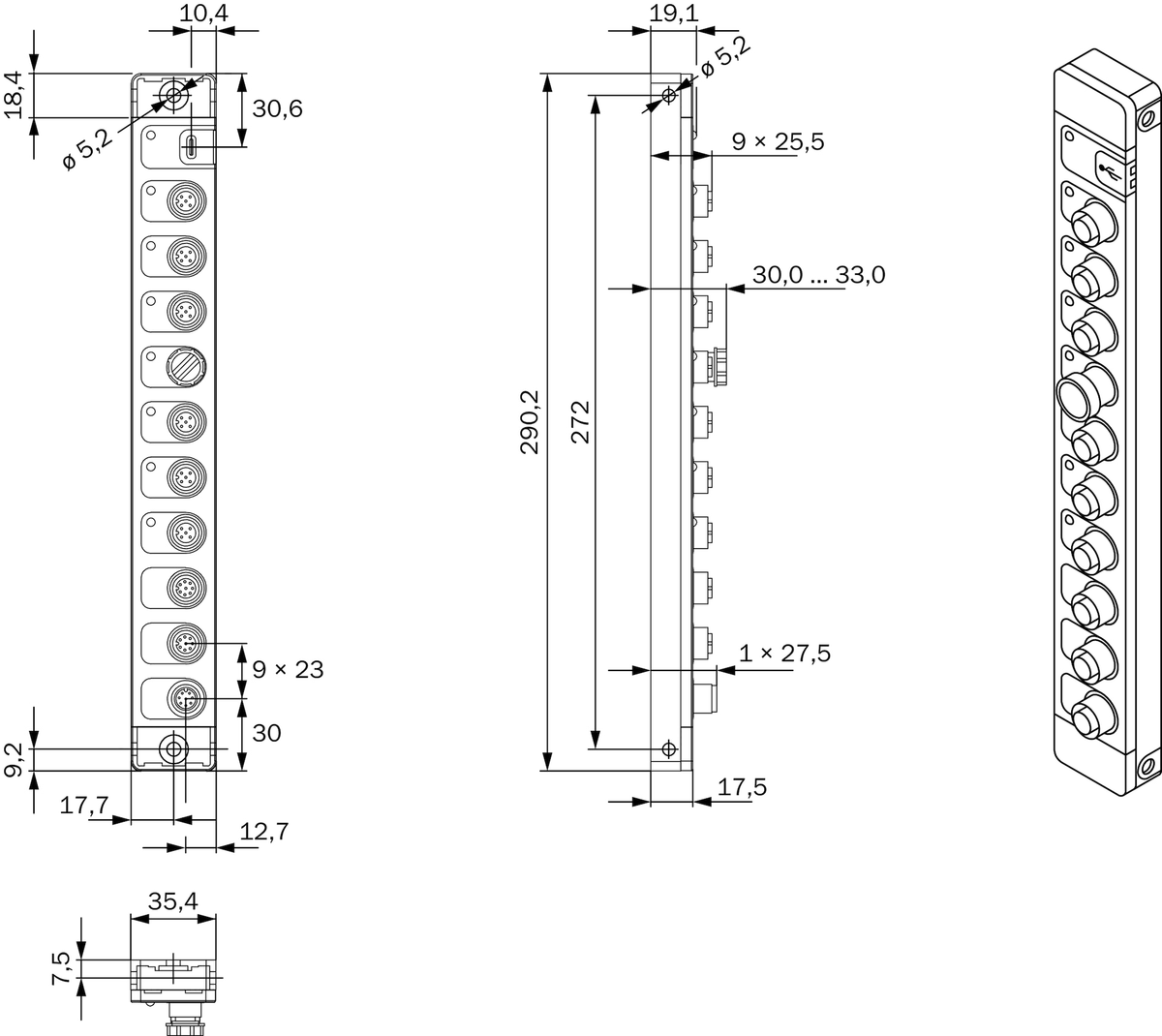 [Klever Portal:5370:083b1fb7d0a4] SICK Módulo de ampliación de seguridad - DMM4-AA110A0A0