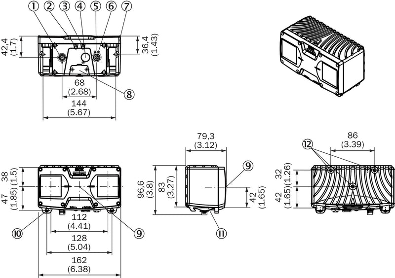 [Klever Portal:5395:08252dcc2520] SICK Sensor de visión 3D Visionary AI-Assist - V3S146-1ABBBCA