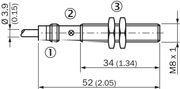 SICK Sensor inductivo - IME08-02BNSZW2S