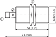 SICK Sensor inductivo - IME30-15BPSZC0S