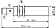 SICK Sensor inductivo - IME18-08BPSZC0SS11