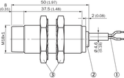 SICK Sensor inductivo - IMB18-12NDSVU2S