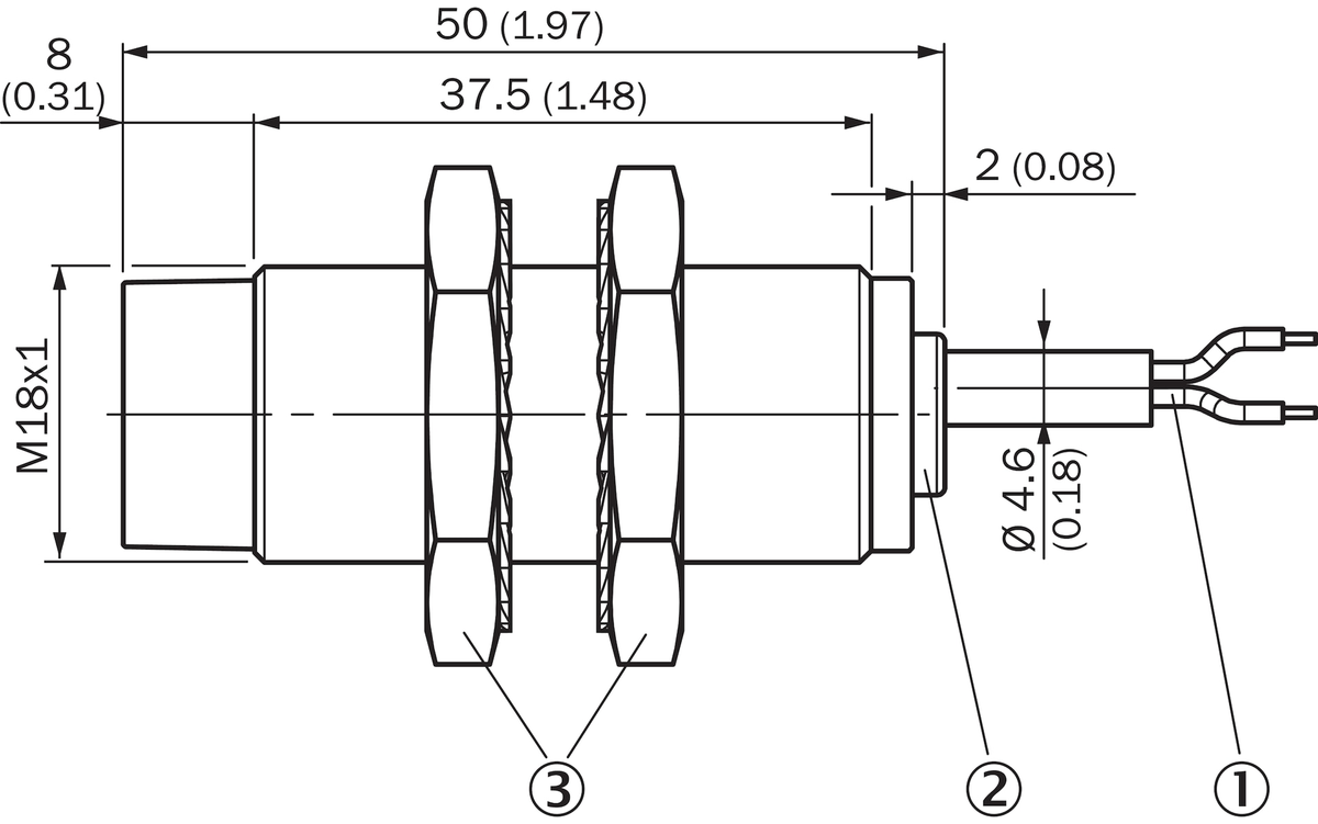 [Klever Portal:5640:3930cb46b3f8] SICK Sensor inductivo - IMB18-12NDSVU2S