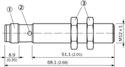 SICK Sensor inductivo - IMX12-09BPSZC0S