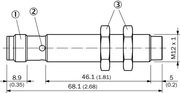 SICK Sensor inductivo - IMX12-16NPSZC0S