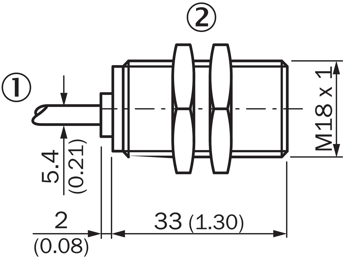 [Klever Portal:5720:b5215a7f633b] SICK Sensor inductivo - IM18-05B-N-ZW0