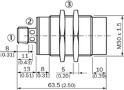 SICK Sensor inductivo - IM30-40NPS-NC1