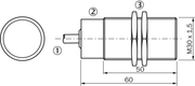SICK Sensor inductivo - IM30-15BPS-ZW1