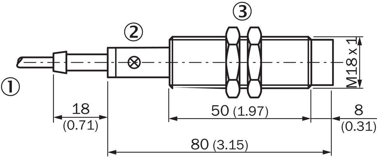 [Klever Portal:5755:3f0b83445b0e] SICK Sensor inductivo - IM18-08NUS-ZU0