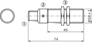 SICK Sensor inductivo - IM18-05BCP-ZC1