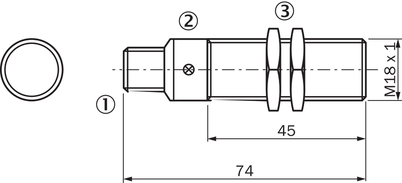 [Klever Portal:5765:0beff1ef0aa7] SICK Sensor inductivo - IM18-05BCP-ZC1