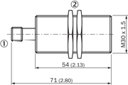 SICK Sensor inductivo analógico - IMA30-10BE1ZC0S