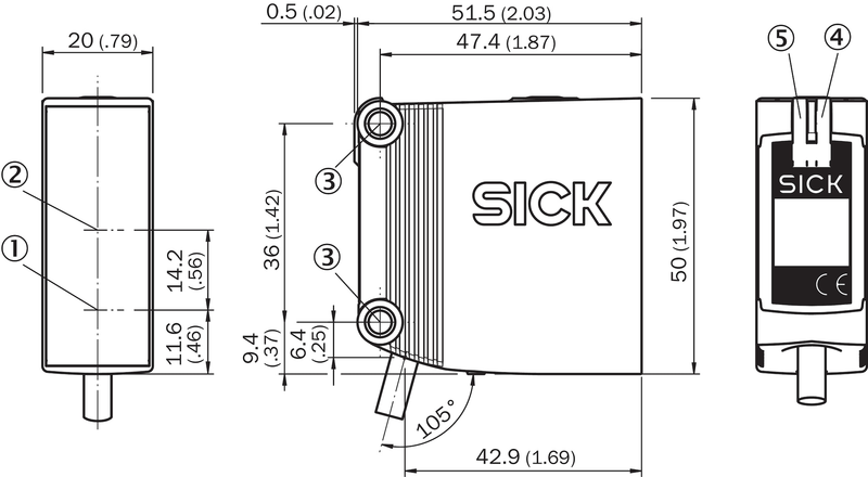 [Klever Portal:5850:1edea0cc47fe] SICK Sensor fotoeléctrico - GL10-R3812