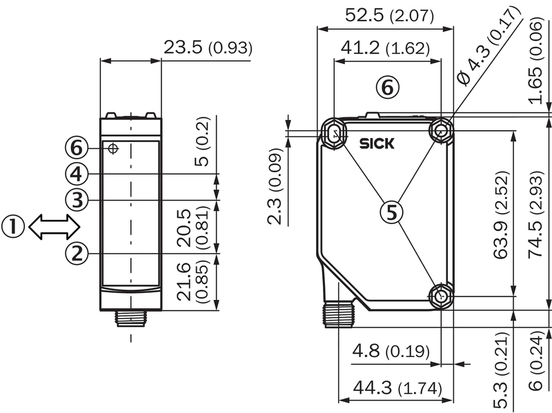[Klever Portal:5880:ca2fe0d18101] SICK Sensor fotoeléctrico - GTB20M-24111160ZZZ