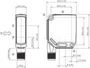 SICK Sensor láser - WTB12L-24161A20A00