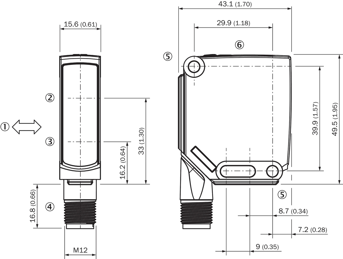 [Klever Portal:5890:13526e76e36d] SICK Sensor láser - WTB12L-24161A20A00