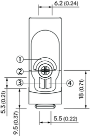 SICK Sensor láser - WTB12L-24161A20A00