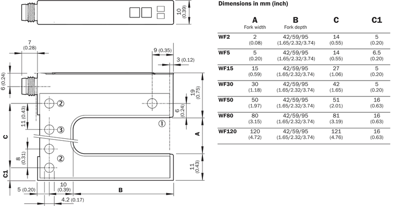 [Klever Portal:6020:4774900c5682] SICK Sensor de horquilla - WF30-40B410