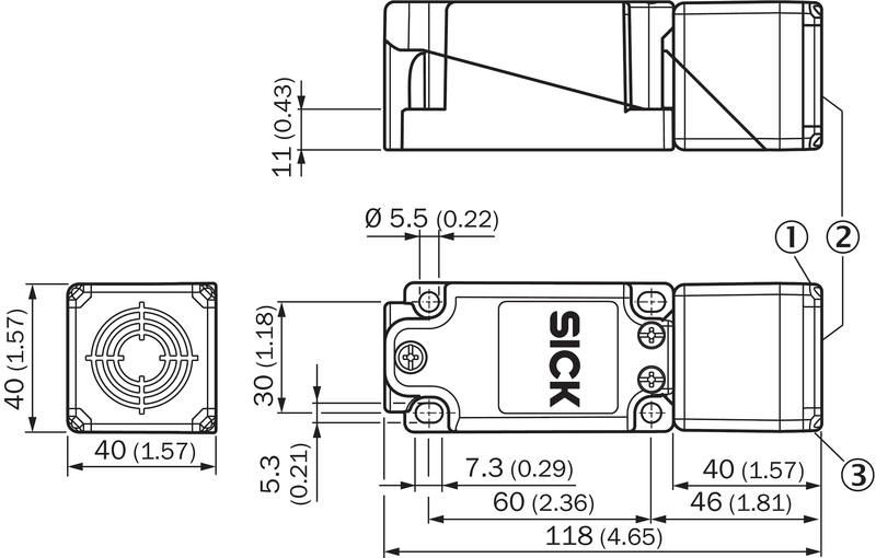 [Klever Portal:6050:0cbe9147f9d8] SICK Sensor inductivo - IQ40-40NNPKK0S