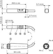 SICK Sensor para cilindros - RZT7-03ZUS-KP0