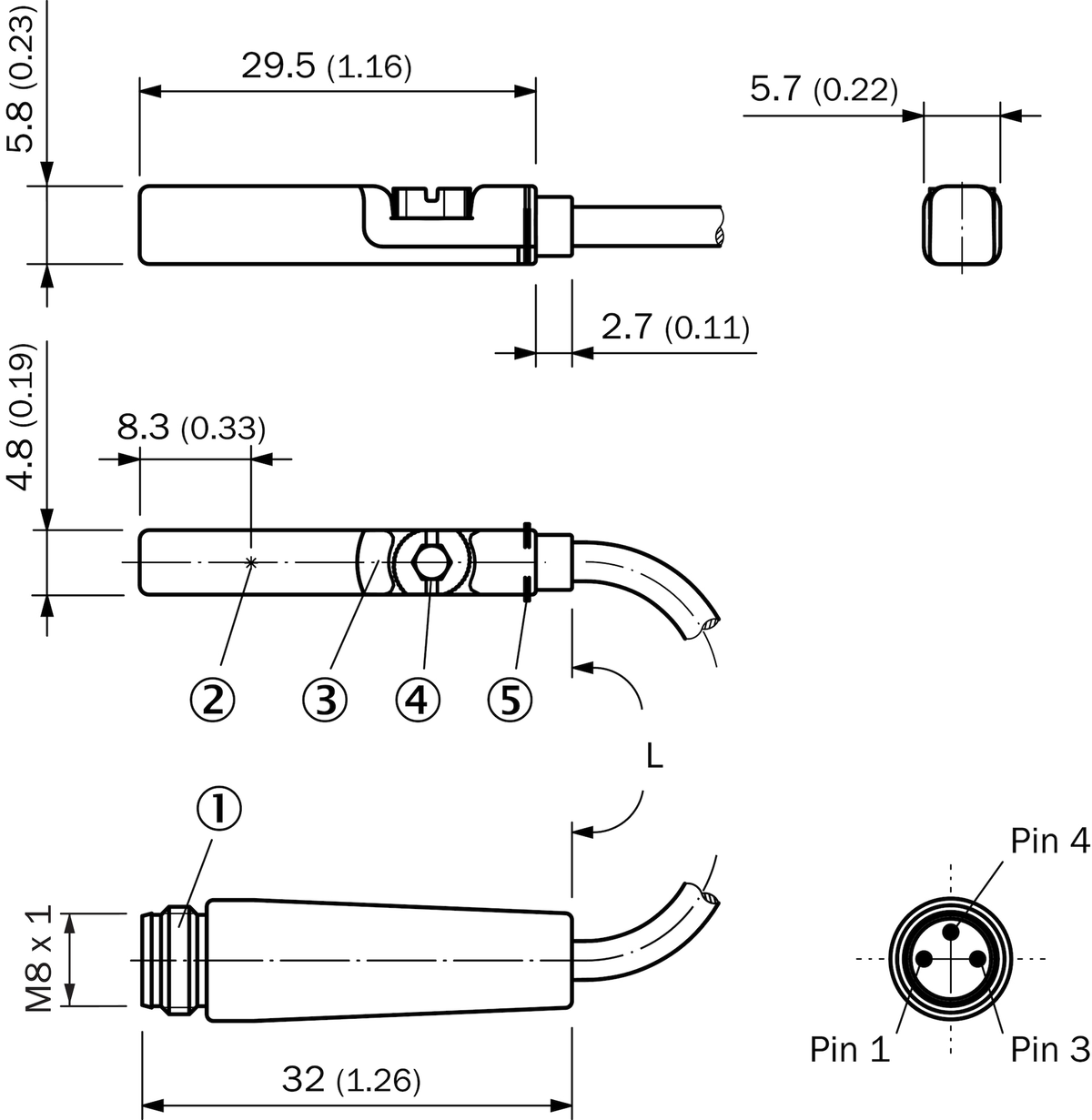 [Klever Portal:6065:2cb07f441961] SICK Sensor para cilindros - RZT7-03ZUS-KP0