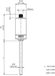 SICK Sensor de caudal - FTS-H060F04A