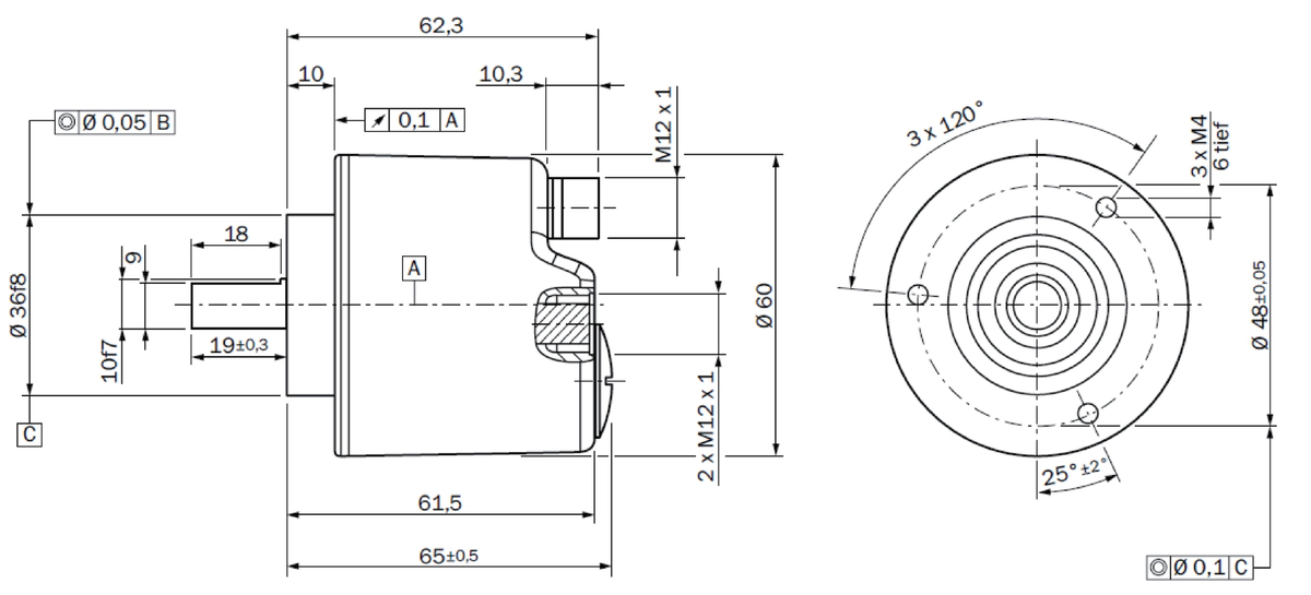 [Klever Portal:6267:d9a596e55b50] SICK Encoder absoluto - AFM60A-S4NB018x12
