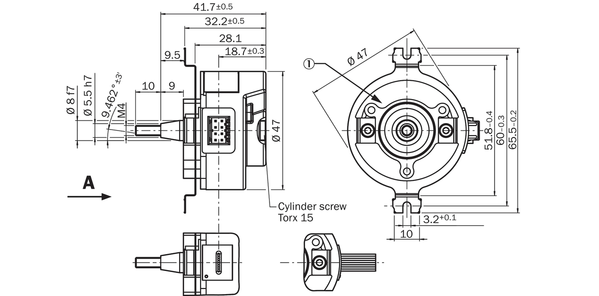 [Klever Portal:6301:796edb903b59] SICK Sistema de realimentación del motor - SRS50-HFA0-K21
