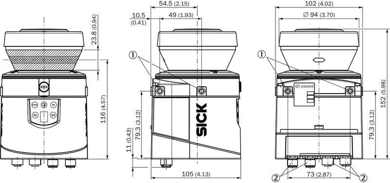 [Klever Portal:6312:f5d19b37213d] SICK Sensor 2D-LiDAR - LMS111-10100