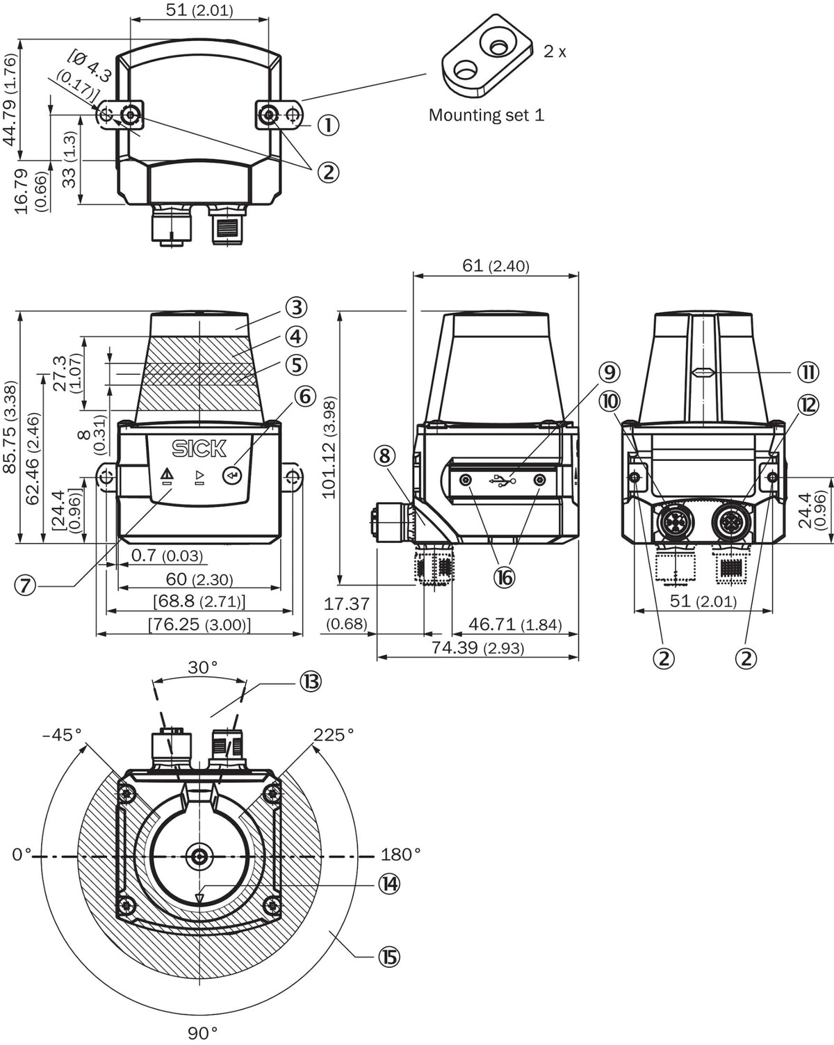 [Klever Portal:6330:c6a7d48317a7] SICK Sensor 2D-LiDAR - TiM571-2050101