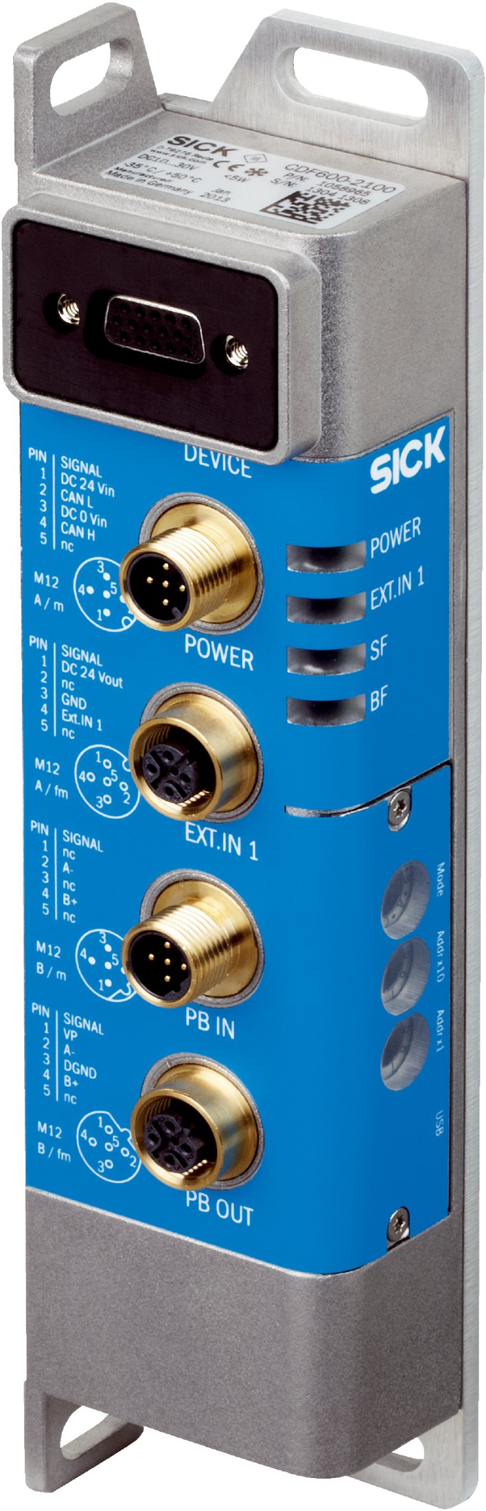 [Klever Portal:6415:e093ddd1734f] SICK Pasarela PROFIBUS DP - CDF600-2100