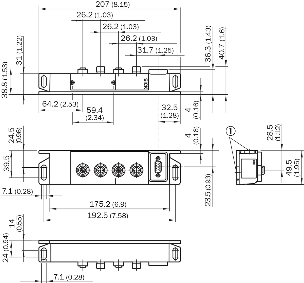 [Klever Portal:6416:644d845df673] SICK Pasarela PROFIBUS DP - CDF600-2100