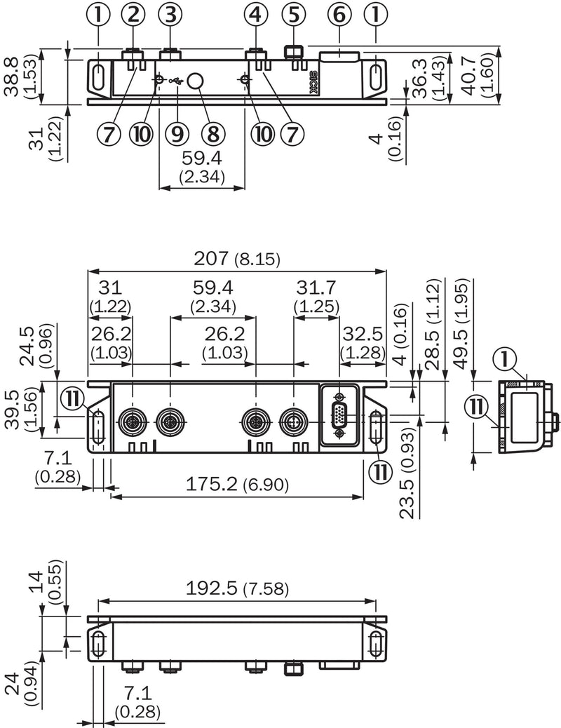 [Klever Portal:6421:7d83cd537ccc] SICK Pasarela PROFINET IO - CDF600-2200 - V2.x, NetX51