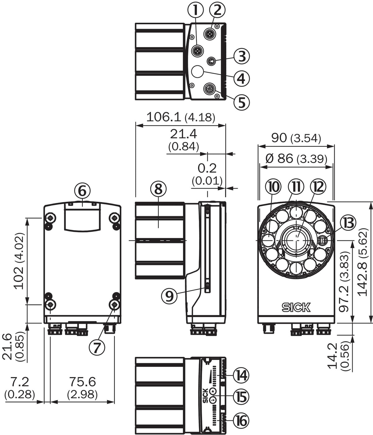 [Klever Portal:6451:55fd1d16c093] SICK Sensor de visión 2D - V2D652P-2MEWHA6