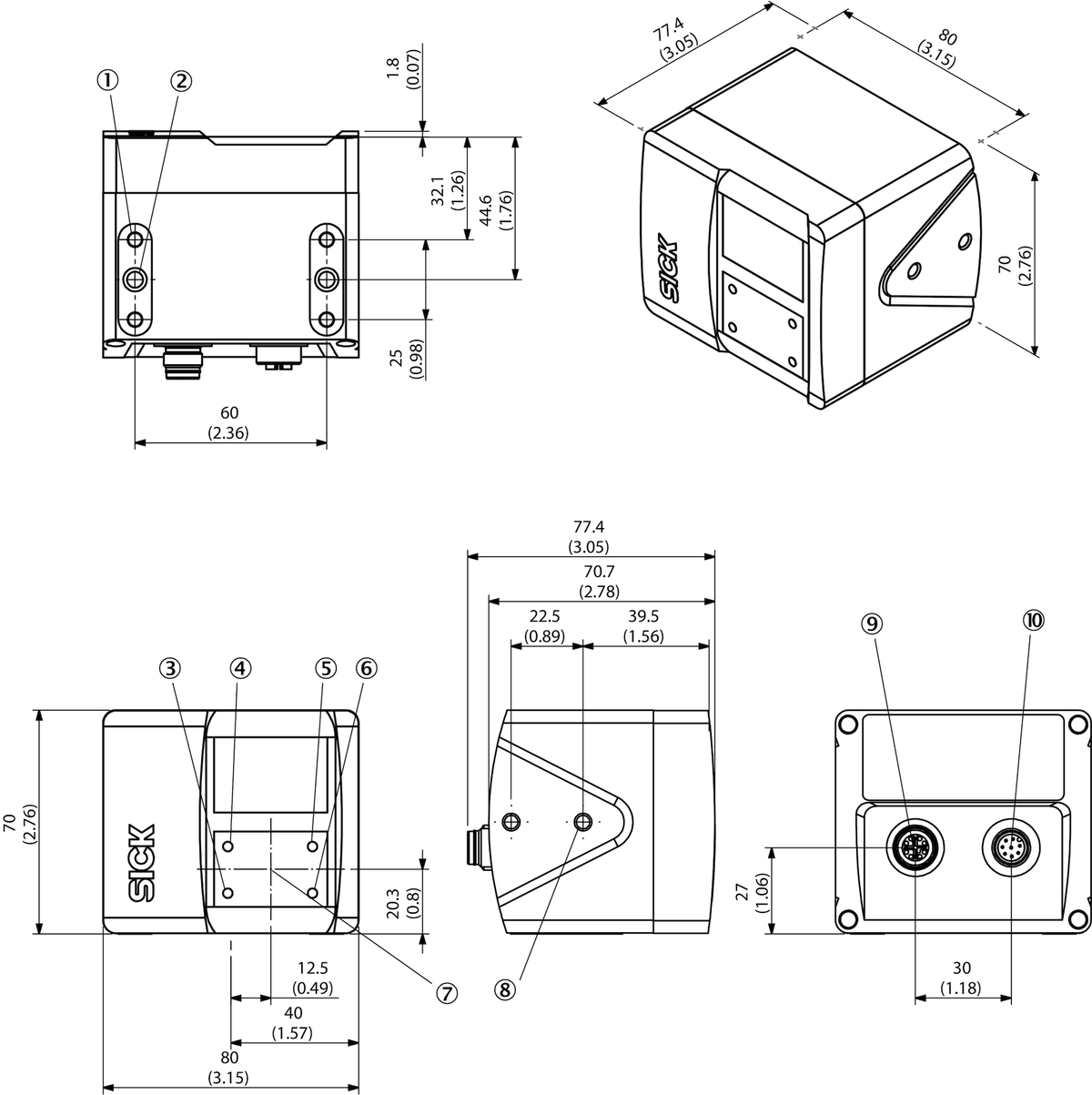 [Klever Portal:6461:a78906767a1d] SICK Sensor de visión 3D - V3S105-1AAAAAA