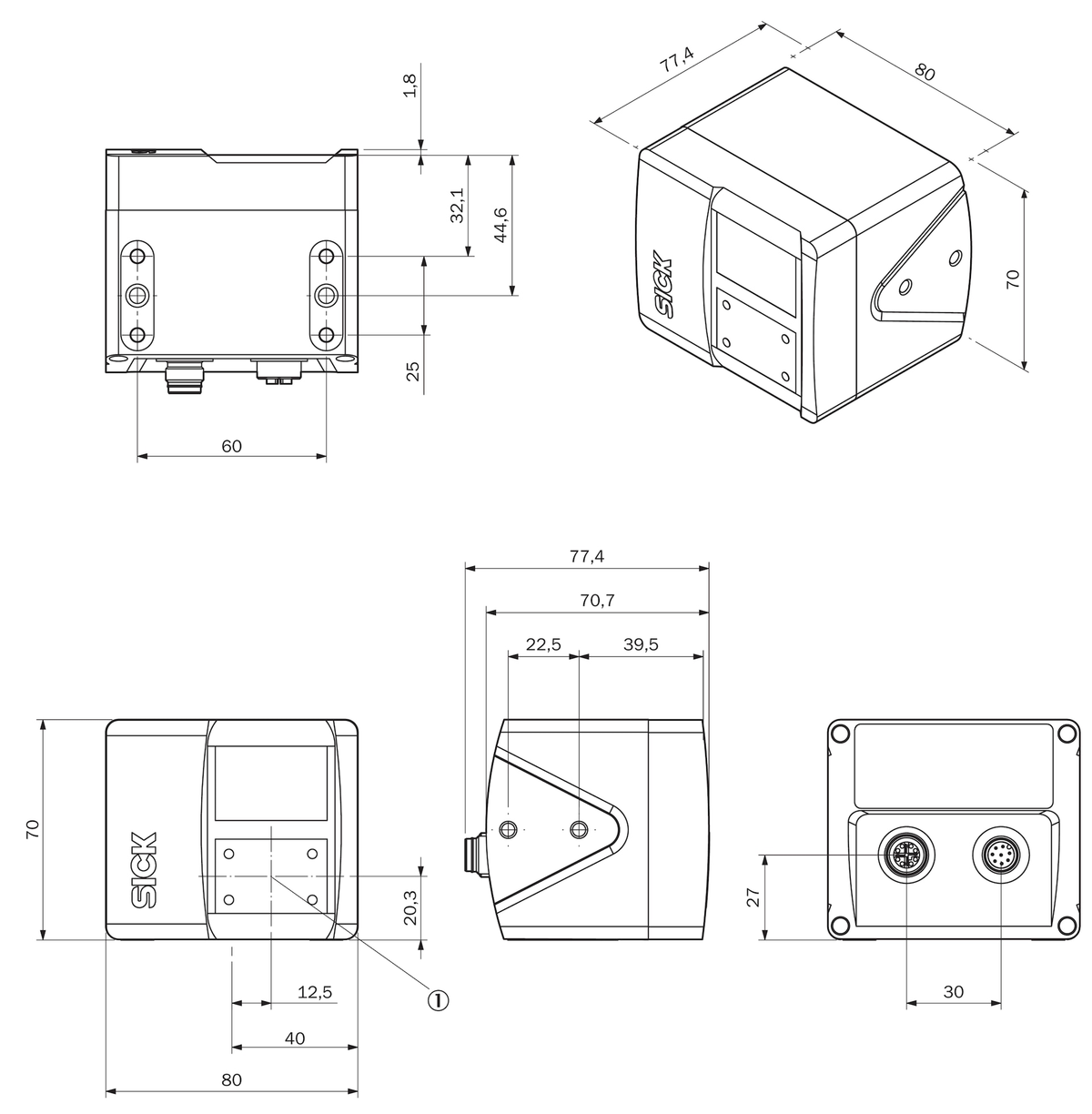 [Klever Portal:6485:777f40389f30] SICK Cámara 3D de seguridad - V3SA2-ABBABBAAN1
