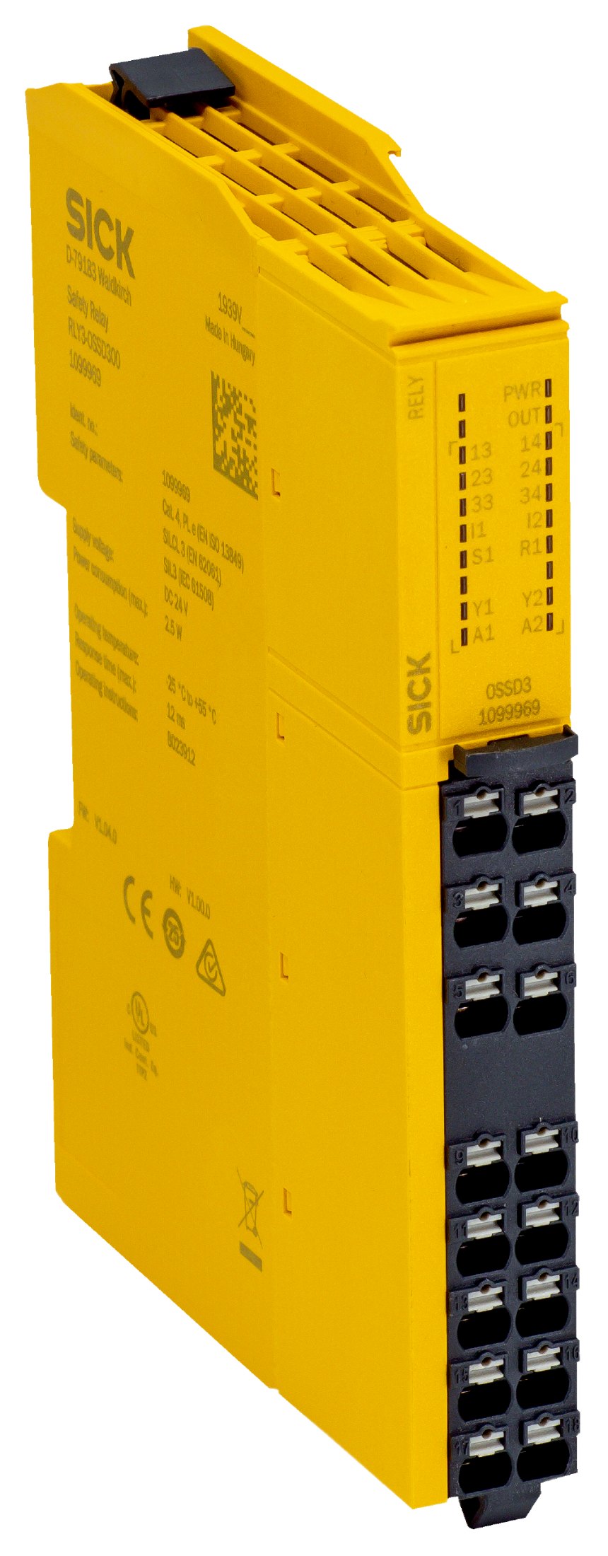 [Klever Portal:6489:e946a9e6cc75] SICK Relé de seguridad - RLY3-OSSD300 · Imagen principal