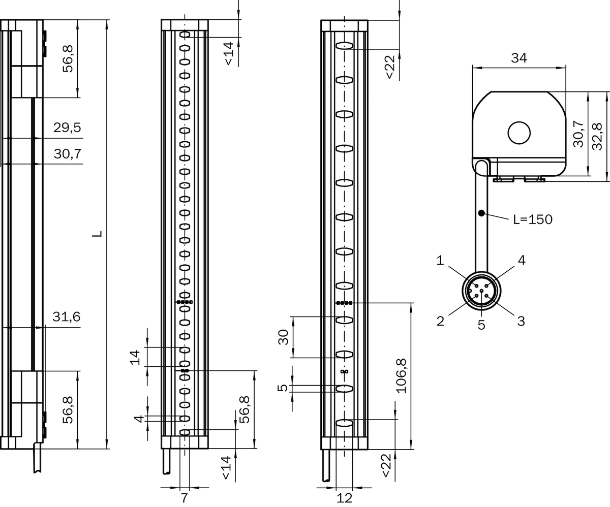 [Klever Portal:6530:55d17865c949] SICK Emisor de cortina de seguridad - C4C-SA09030A10000