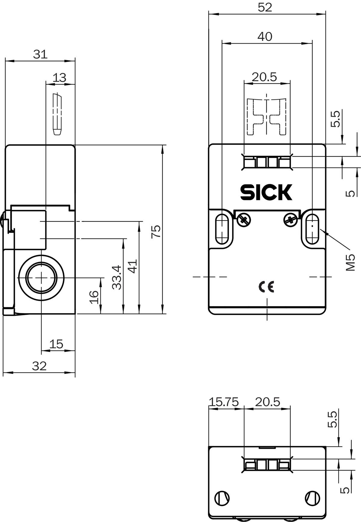 [Klever Portal:6545:5eb7f5f3b4b3] SICK Interruptor de seguridad electromecánico - i16-SA113