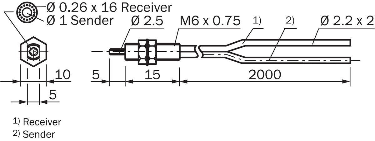 [Klever Portal:6620:b856ff155d82] SICK Cable de fibra óptica - LL3-DB01