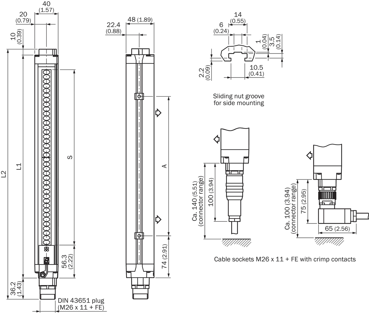 [Klever Portal:6625:13508bfb475f] SICK Emisor de cortina de seguridad - C40S-1004CA010
