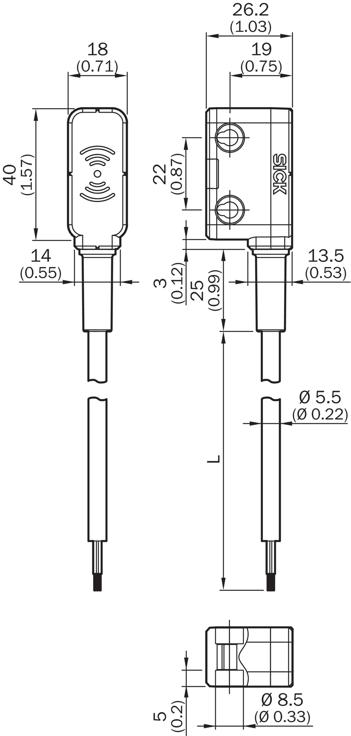 [Klever Portal:6710:28c43c9b8493] SICK Interruptor de seguridad RFID - STR1-SASU10P8