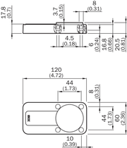 SICK Interruptor RFID con bloqueo de procesos - MLP1-SMMC0AC