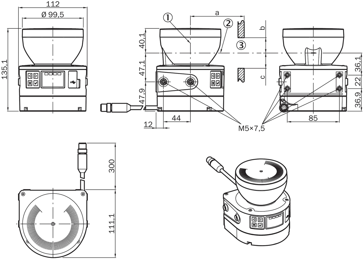 [Klever Portal:6732:005bc28b899b] SICK Escáner láser de seguridad - MICS3-AAAZ55AZ1P01